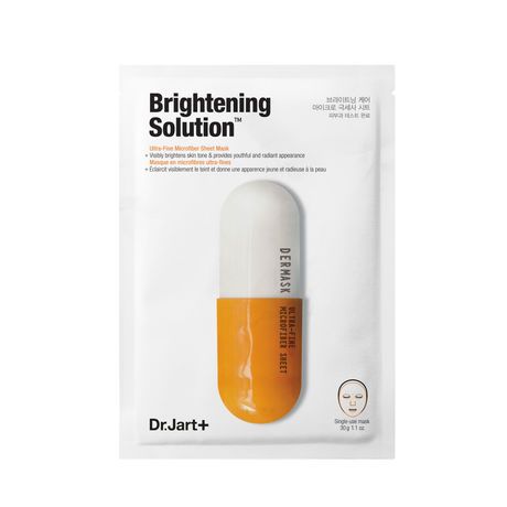 Осветляющая тканевая маска DR.JART+ DERMASK BRIGHTENING SOLUTION