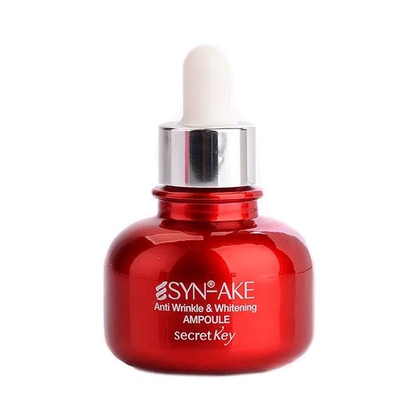 Антивозрастная пептидная сыворотка Secret Key Syn-Ake Anti Wrinkle Whitening Ampoule
