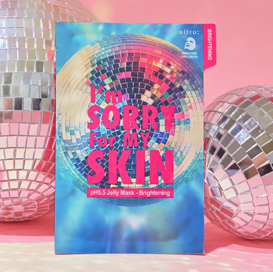 Осветляющая маска для лица I’m Sorry For My Skin pH5.5 Jelly Mask-Brightening (Disco)