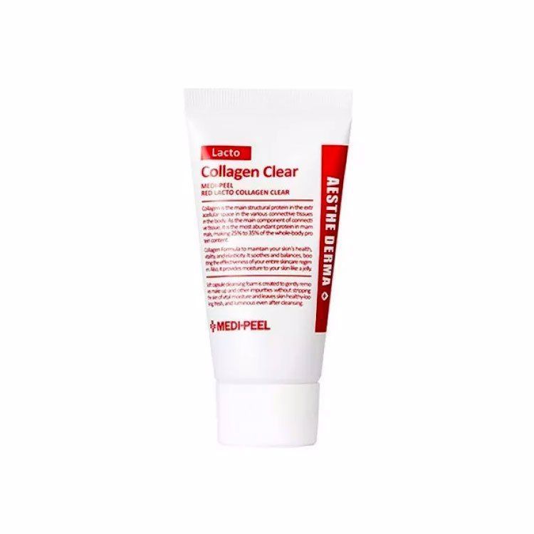Смягчающая пенка для умывания с коллагеном MEDI-PEEL Aesthe Derma Lacto Collagen Clear