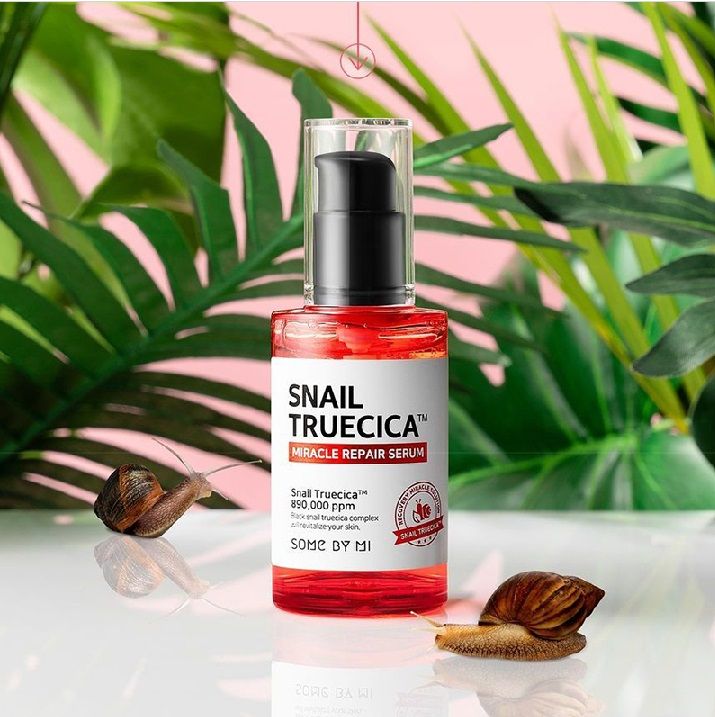 Восстанавливающая сыворотка с муцином чёрной улитки Some By Mi Snail Truecica Miracle Repair Serum