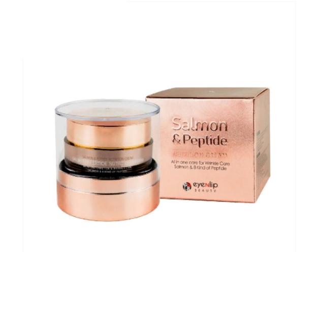 Пептидный крем для шеи с лососевым маслом Eyenlip Salmon & Peptide Nutrition Neck Cream
