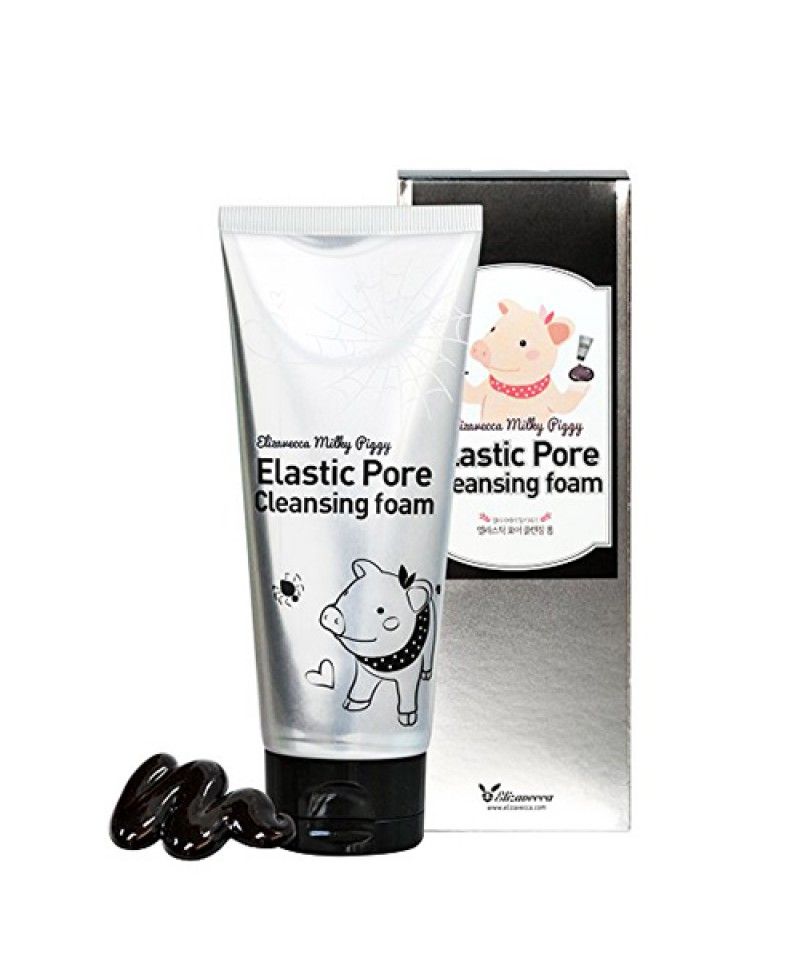 Средство 2 в 1 для очищения пор Elizavecca Elastic Pore Cleansing Foam