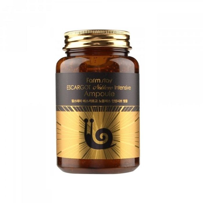 Многофункциональная сыворотка с муцином улитки FarmStay Escargot Noblesse Intensive Ampoule