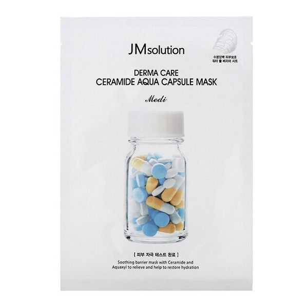 Маска с керамидами с березовым соком JM SOLUTION DERMA CARE CERAMIDE AQUA CAPSULE MASK