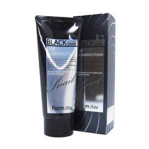 Пенка для умывания с секрецией чёрной улитки FarmStay Black Snail Deep Clean