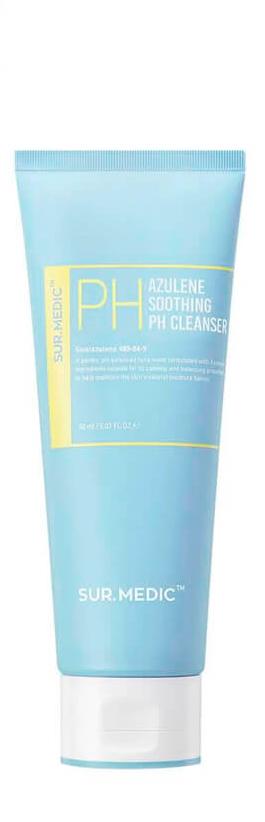 Пенка для чувствительной кожи с азуленом Sur.Medic+ Azulene Soothing Ph Cleanser