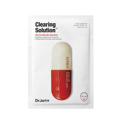 Очищающая тканевая маска DR. JART+ CLEARING SOLUTION