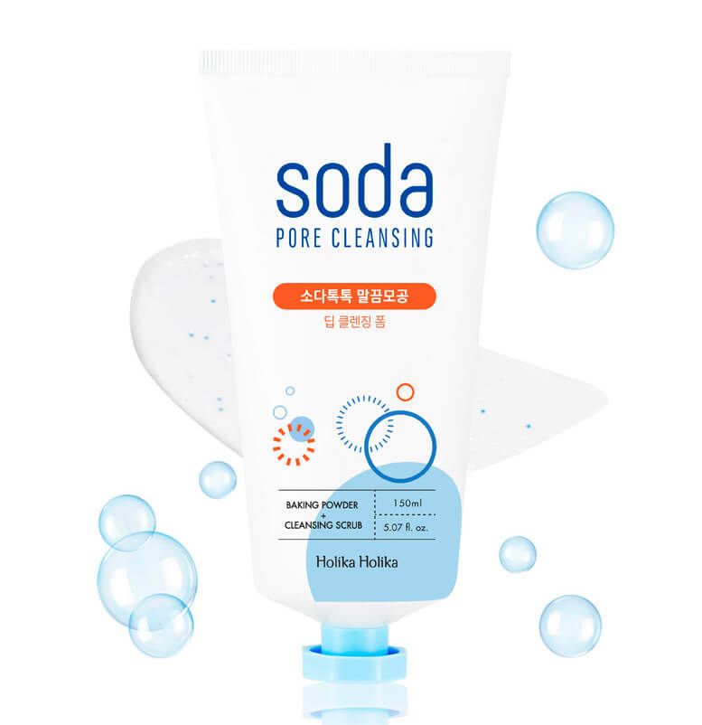 Пенка для снятия BB с содой Holika Holika Soda Pore Cleansing B.B. Deep Cleansing Foam