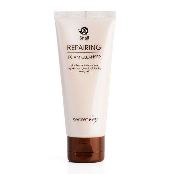 Пенка для умывания с муцином улитки Secret Key Snail Repairing Foam Cleanser