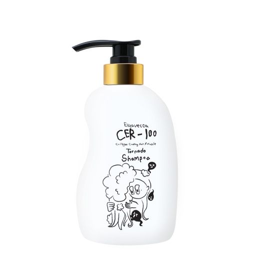 Шампунь-торнадо для прикорневого объема Elizavecca CER-100 Collagen Hair a+ Muscle Tornado Shampoo