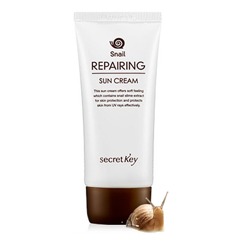 улиточный солнцезащитный крем secret key snail reparing sun cream spf 50
