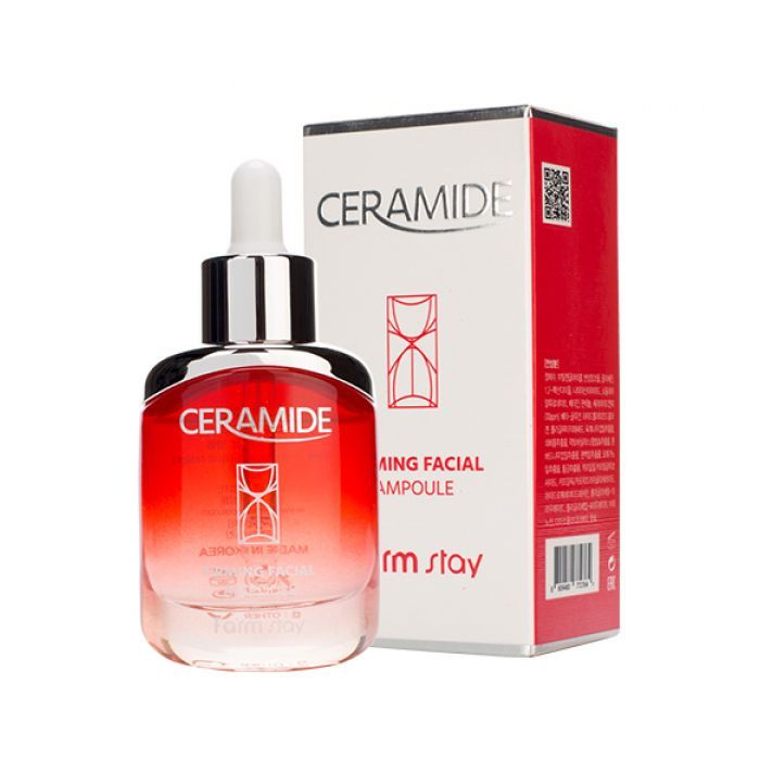 Сыворотка ампульная для лица с керамидами FarmStay Ceramide Firming Facial Ampoule