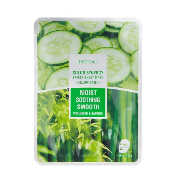 DEOPROCE COLOR SYNERGY EFFECT SHEET MASK Yellow-Green_kimmi.jpg