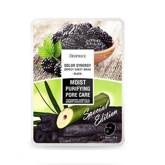 DEOPROCE COLOR SYNERGY EFFECT SHEET MASK BLACK_kimmi.jpg