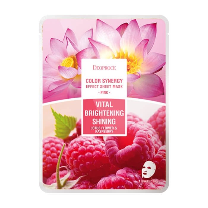 DEOPROCE COLOR SYNERGY EFFECT SHEET MASK PINK_kimmi.jpg